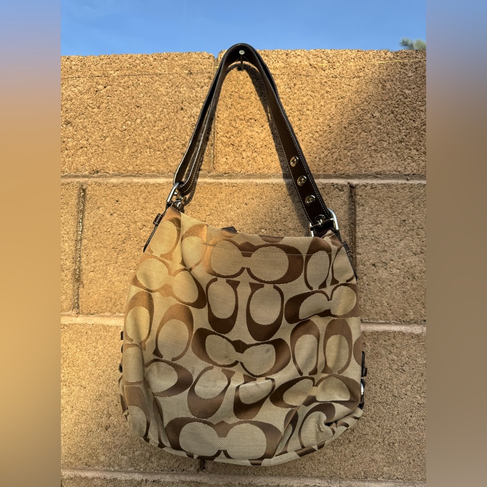 Coach Signature Jacquard Bag